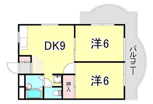 サンハイツ（次屋2丁目）の物件間取画像